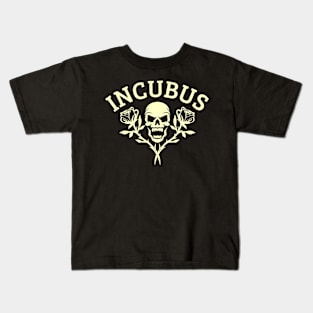 Incubus Flower skull Kids T-Shirt